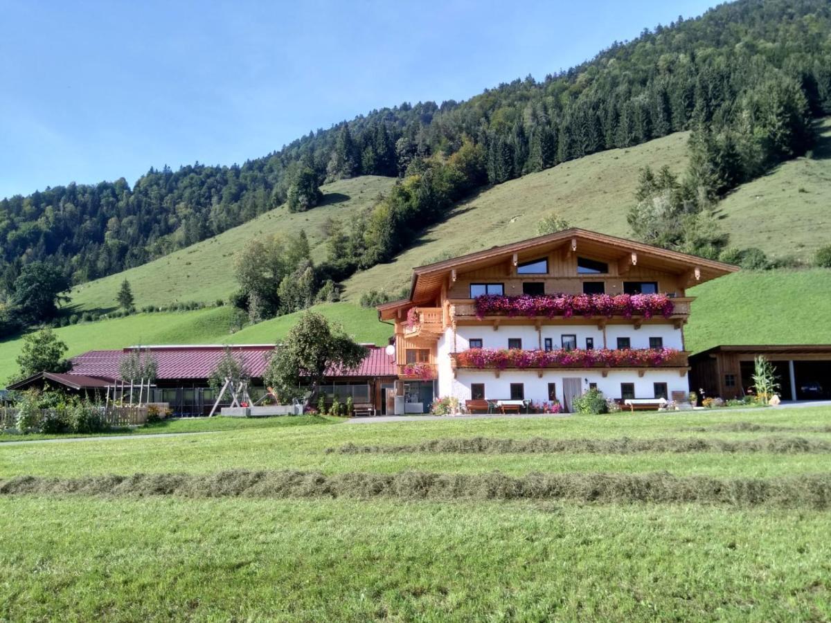 Apartamento Bio- Bauernhof Obermaurach Walchsee Exterior foto