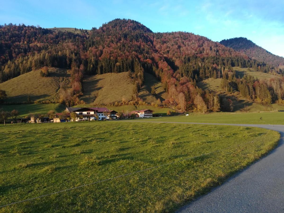 Apartamento Bio- Bauernhof Obermaurach Walchsee Exterior foto