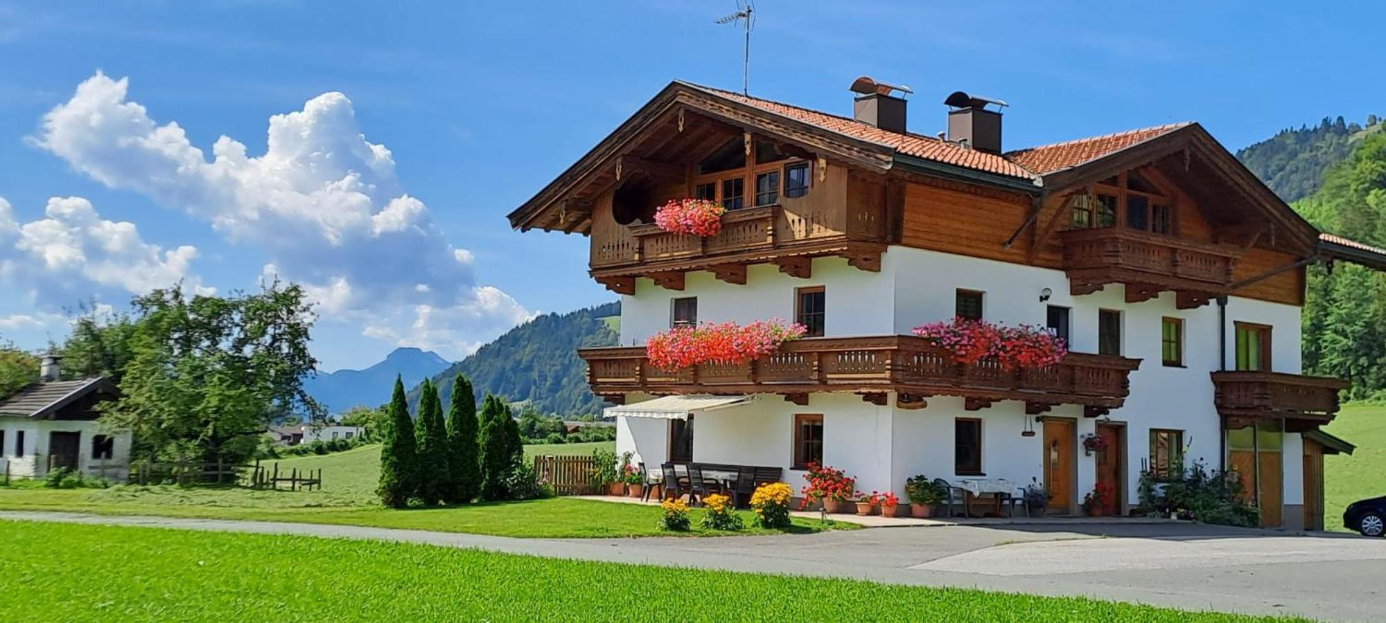 Apartamento Bio- Bauernhof Obermaurach Walchsee Exterior foto
